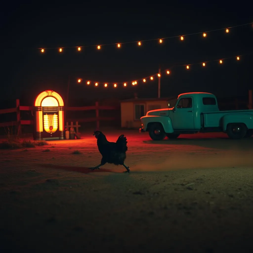 Chased by a Chicken