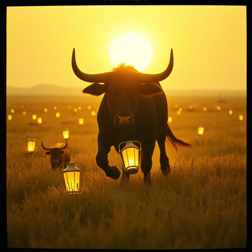 Life's Rodeo Bull