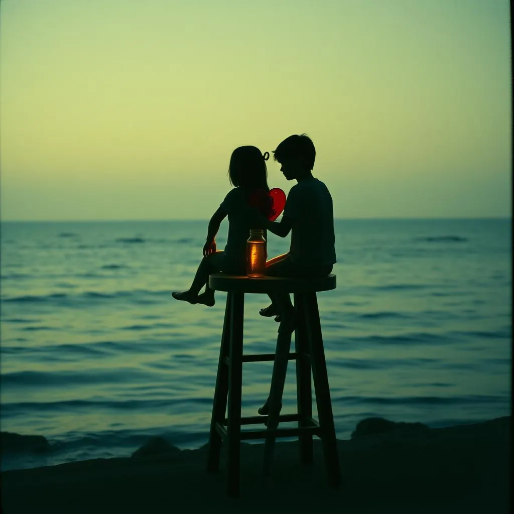 Two Men Holding Space