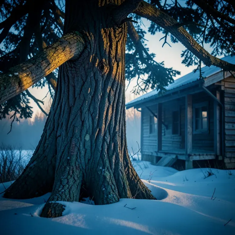 Half a House and a Cedar Tree