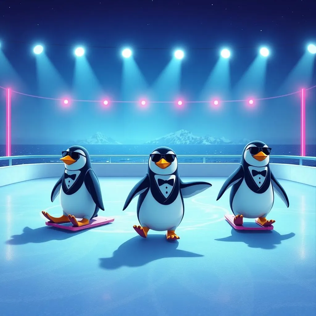 Penguins On Ice