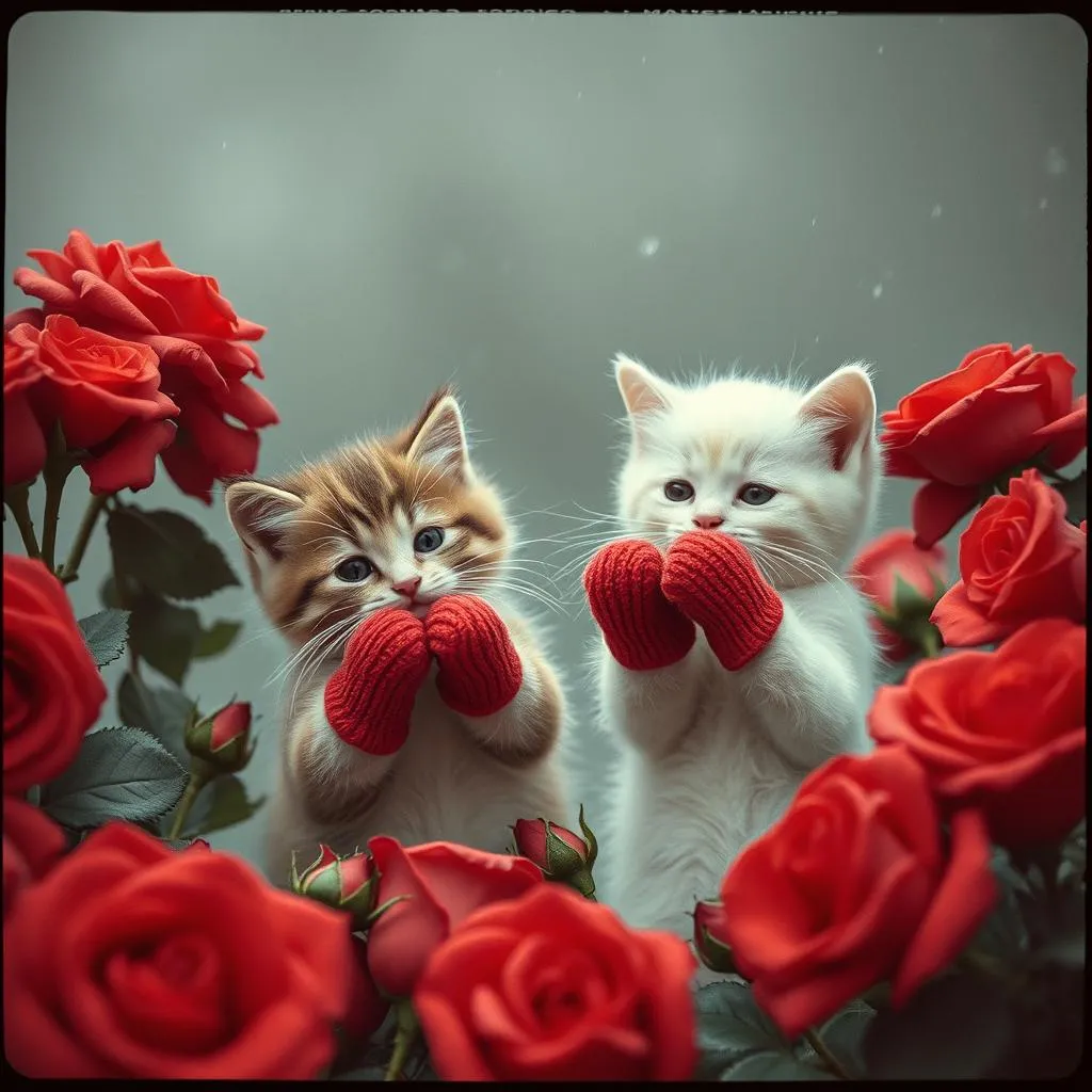 Roses and Rain Drops