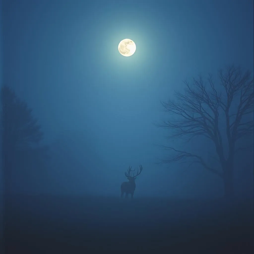 Moon shadow