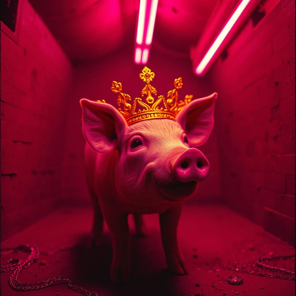 Golden-Crowned pig