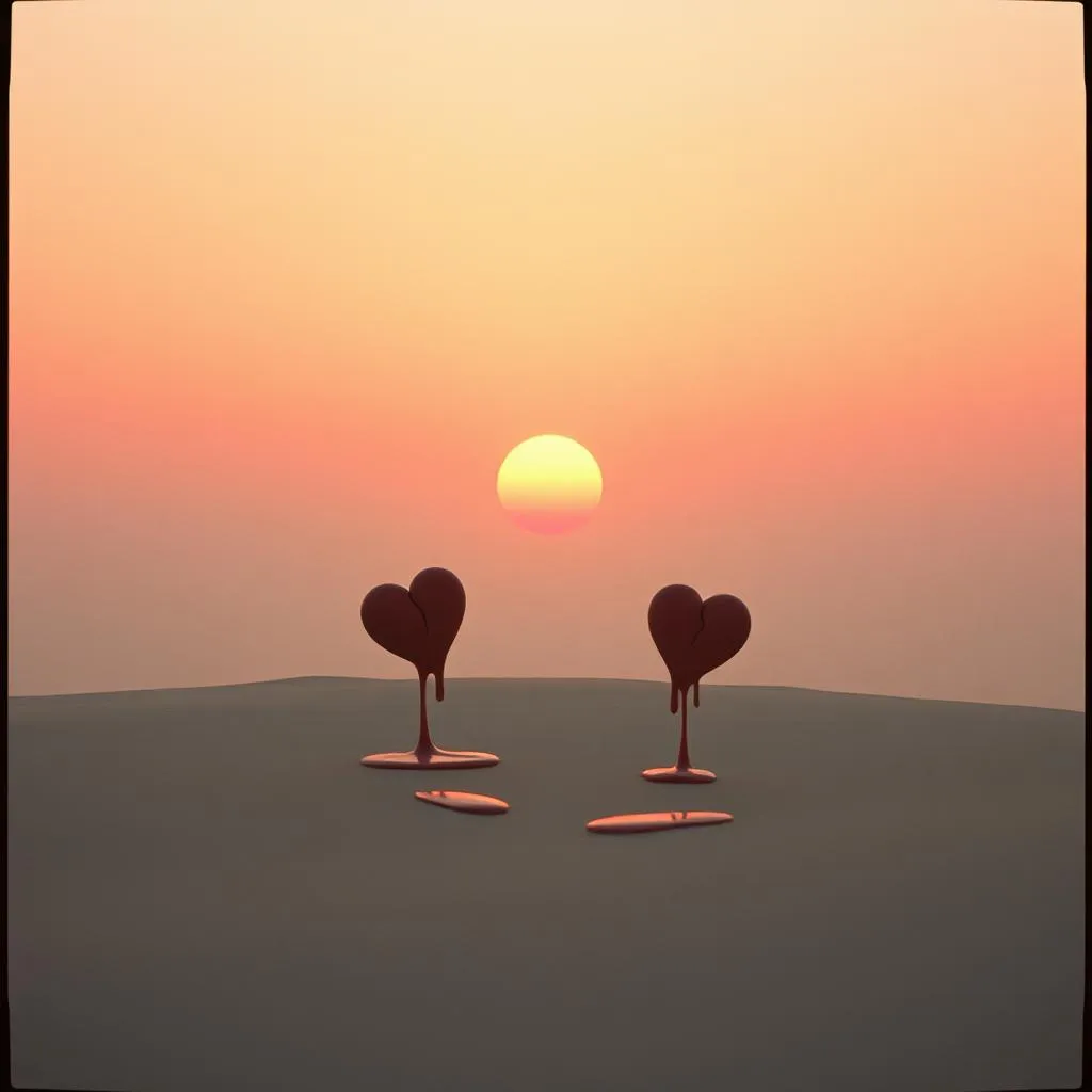 Sad hearts die....