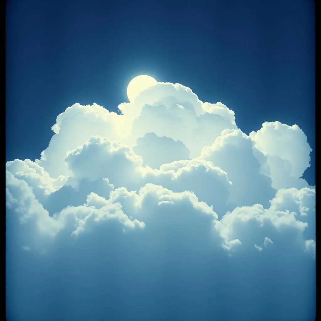 Sur mon nuage ce soir