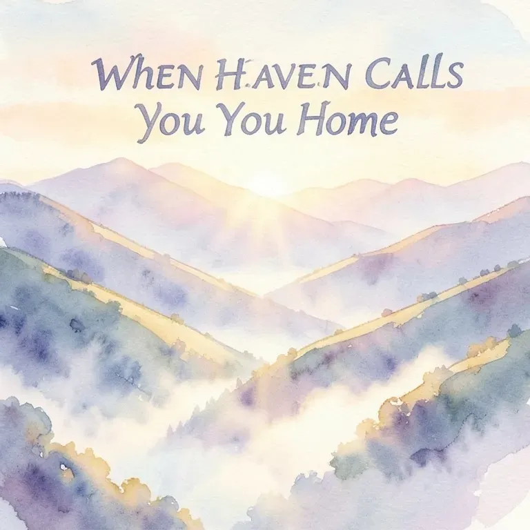 When Heaven Calls You Home