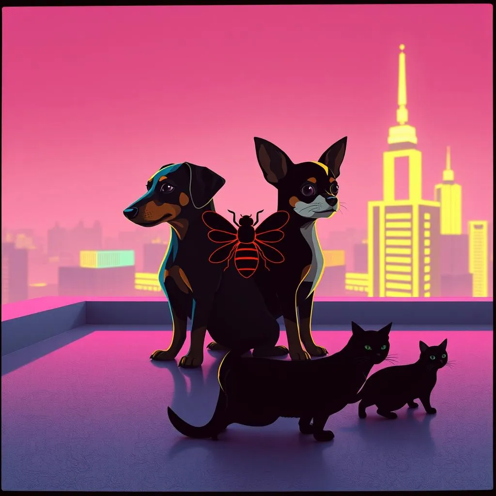 Doggie Devotion and Feline Frenzy