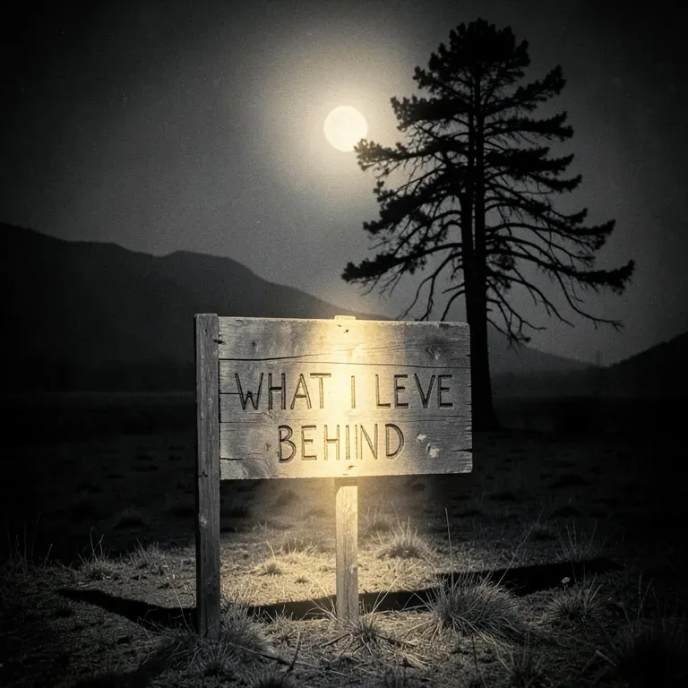 What I leave behind