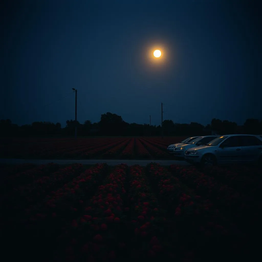 Midnight car park
