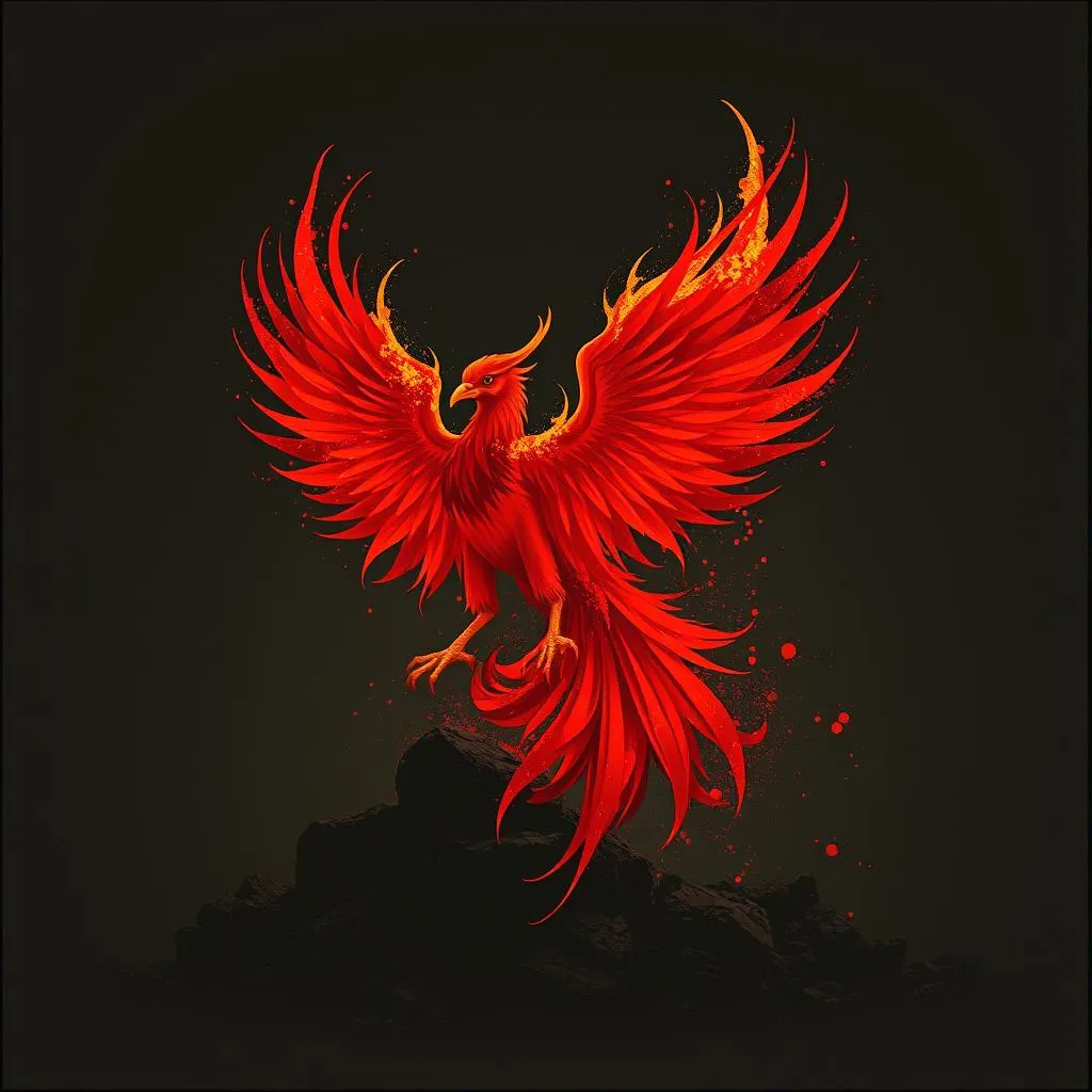 Crimson ink