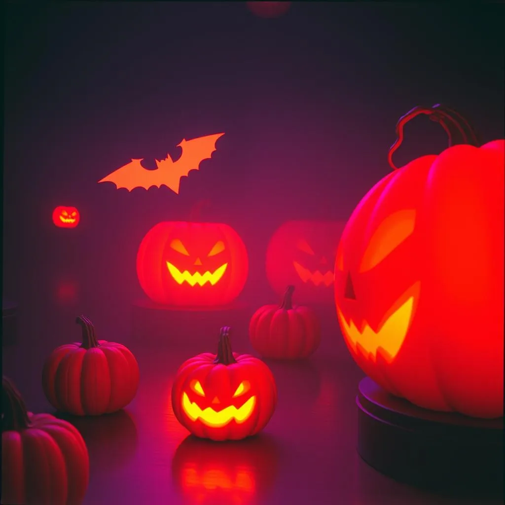 Halloween spooky night club dance