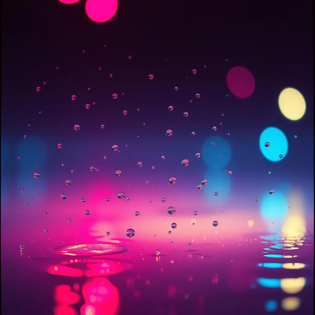 Drops drippin.