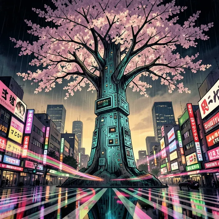 Neon Hearts in Tokyo.