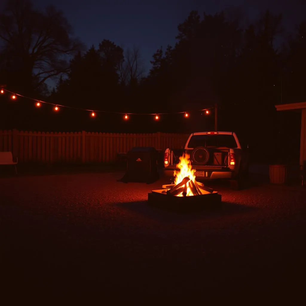 Backyard Country Bonfire