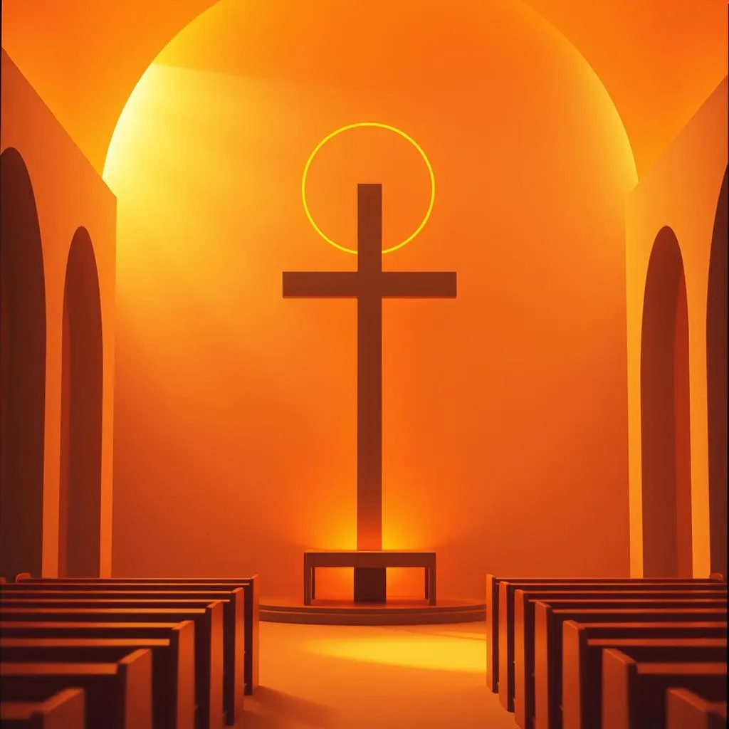 At the cross