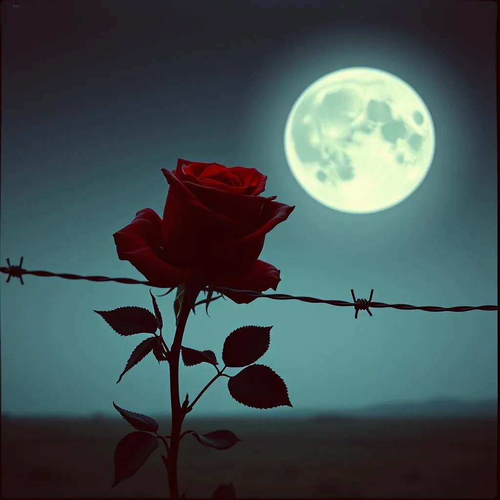 Veiled in Crimson