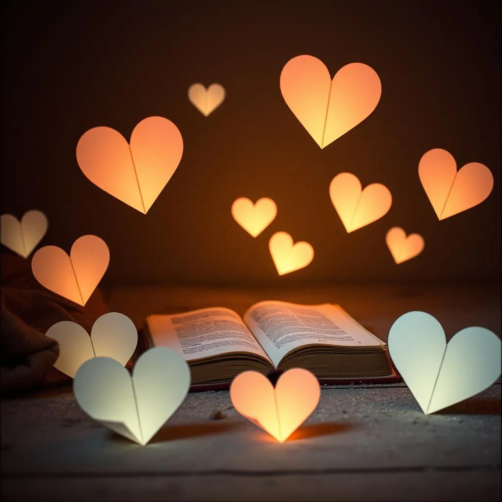 Paper Hearts in Dusty Pages