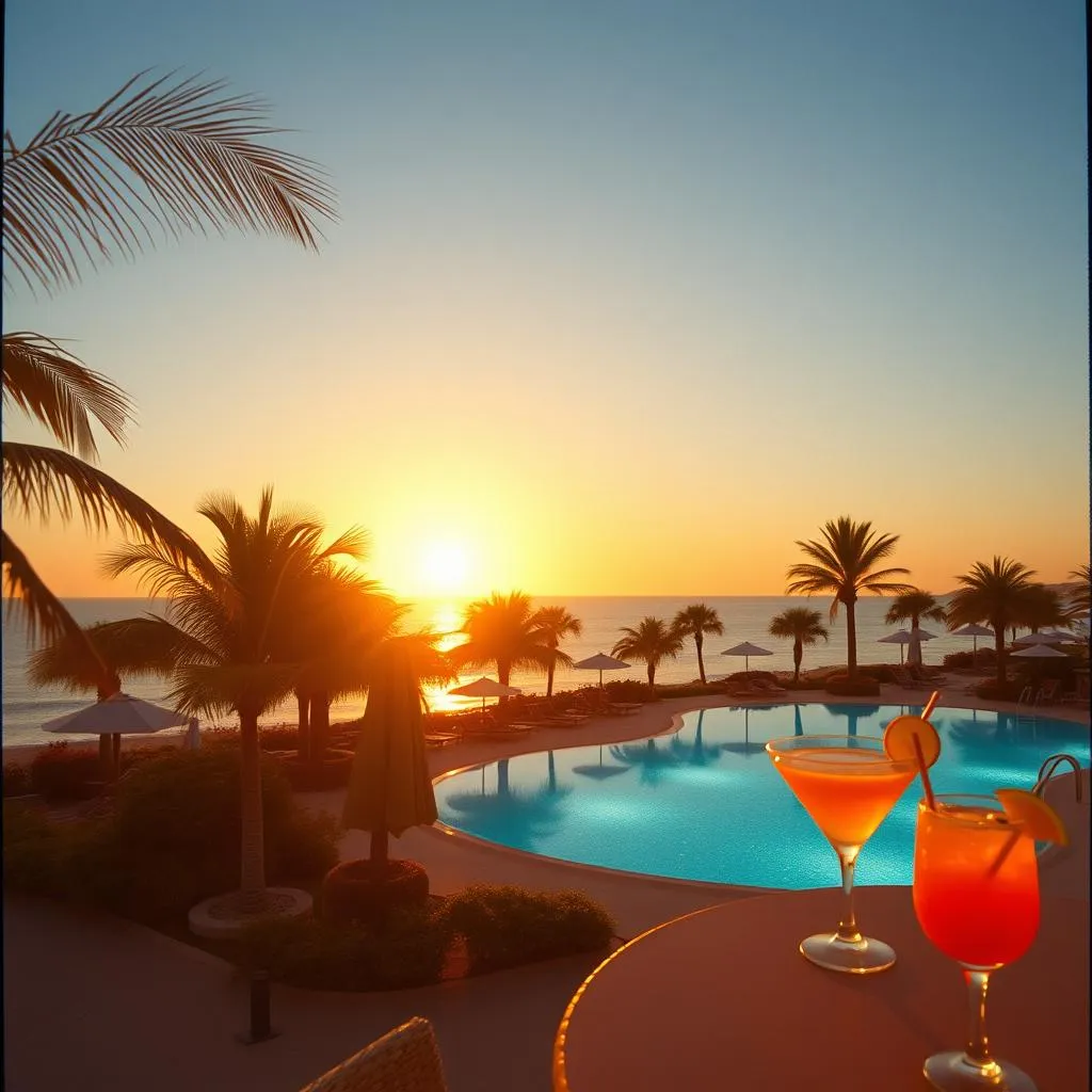 "Sunset Drip"