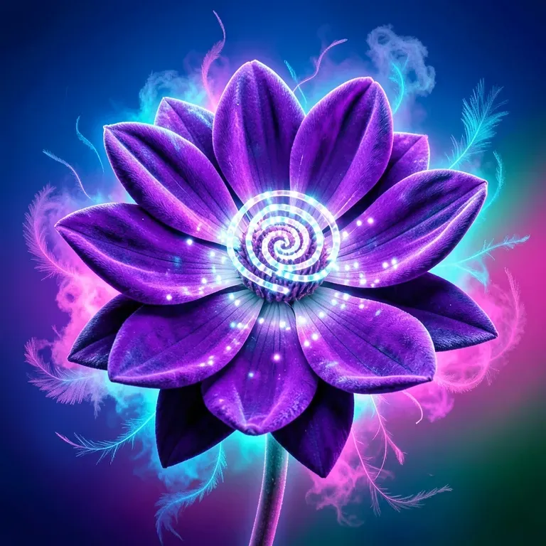 Purple Flower.