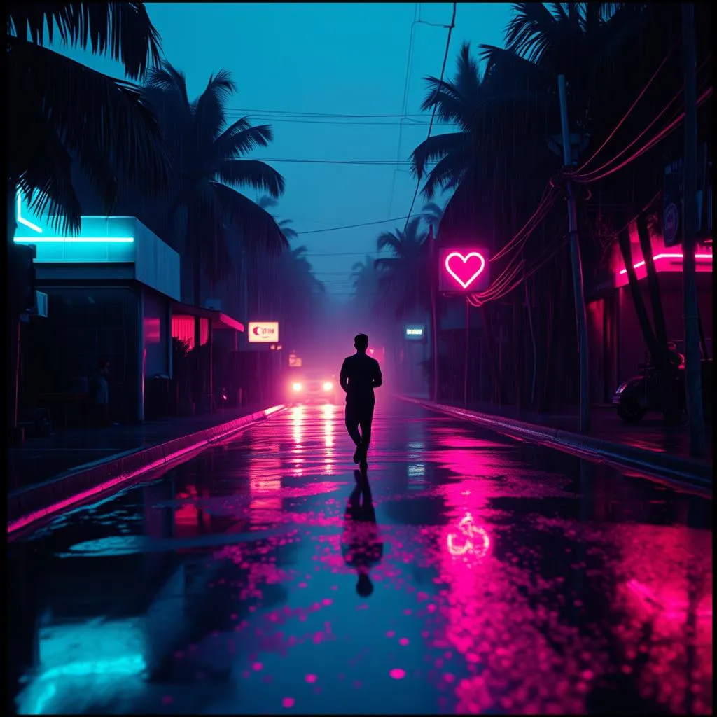 Out of sight, running away