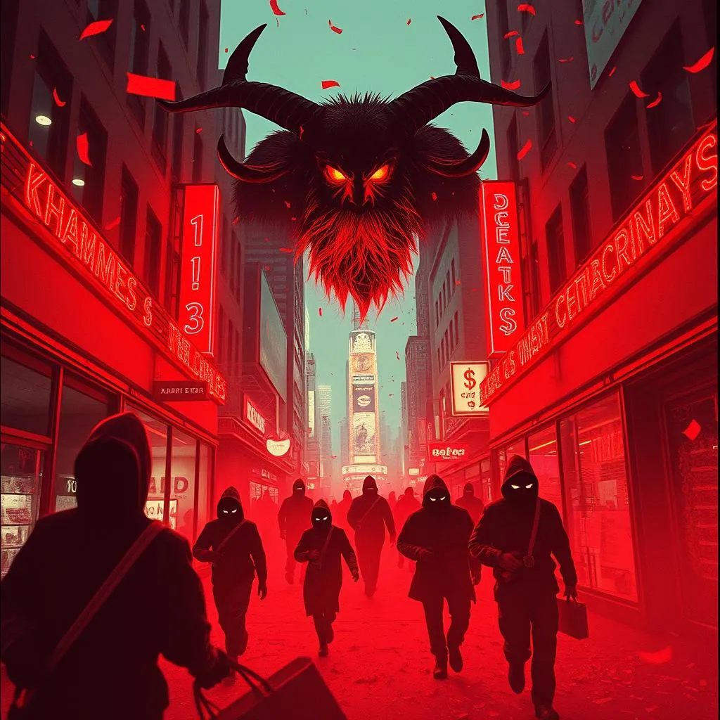 Krampus krangle.