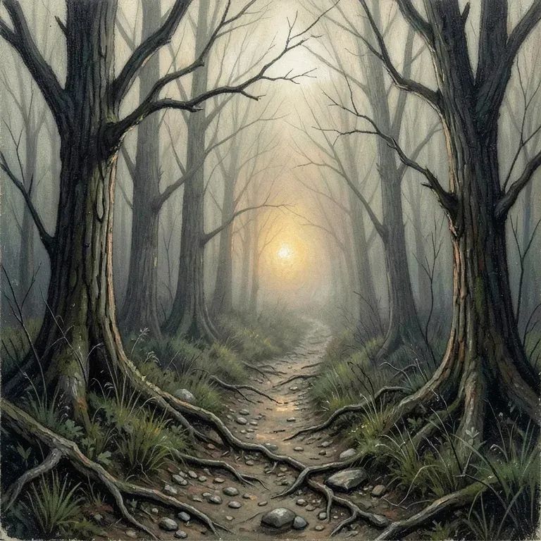 Looped Dirt Road