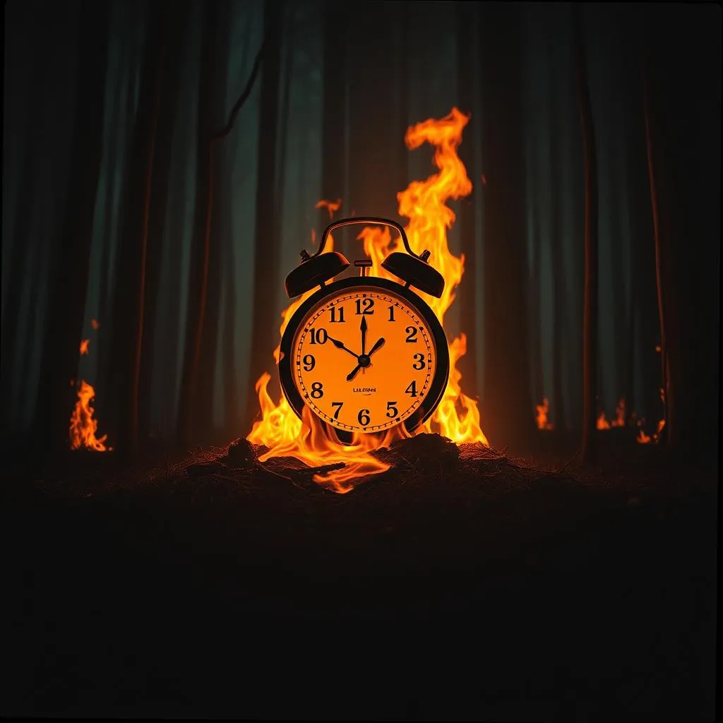 It is burn...