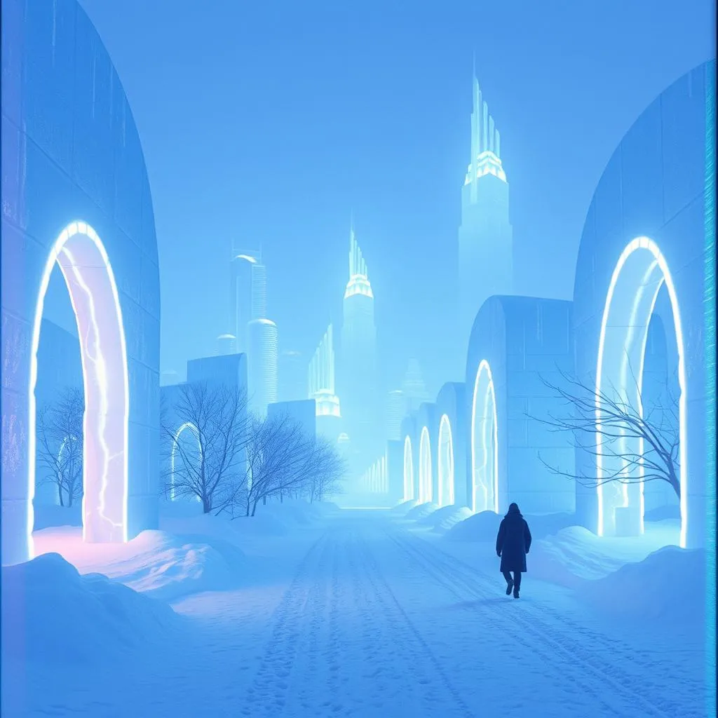 Frozen waist land