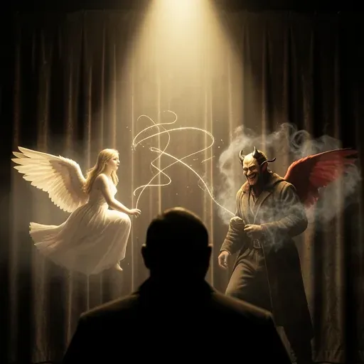 Angel On The Left, Trouble On The Right