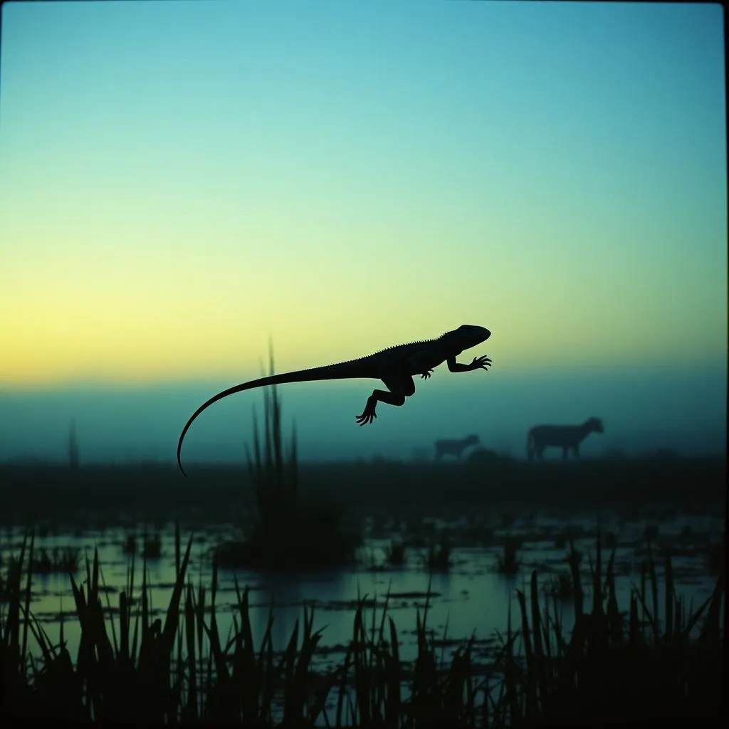 Lizards in the Swamp