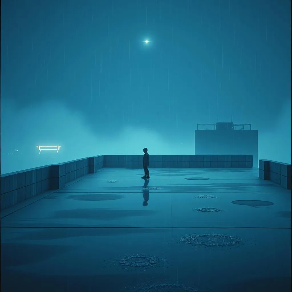 Stille der Nacht, du Stern