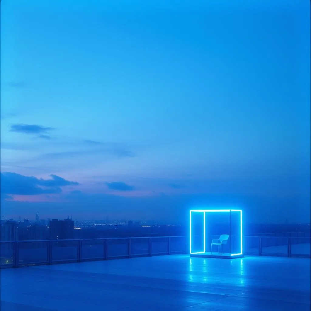 Indigo Neon Sapphire