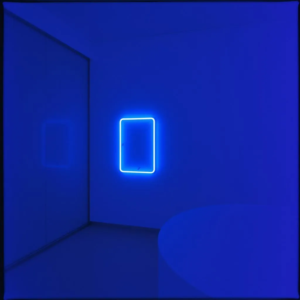 Blue Lights in the Room
