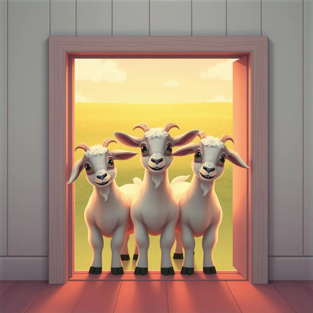 Little Goats at Home