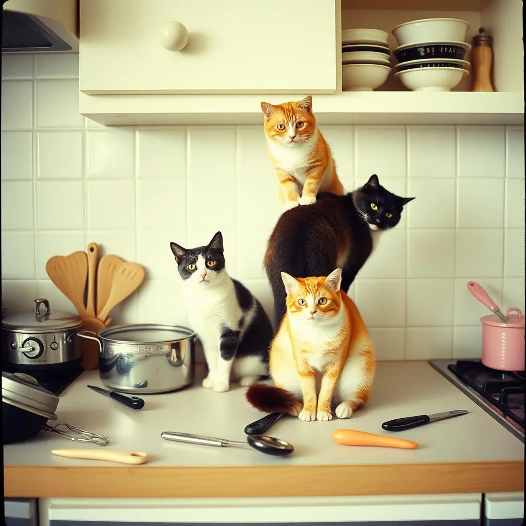 Too many cats!