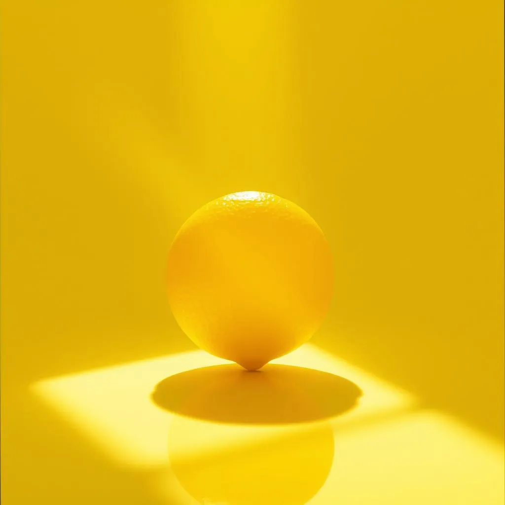 Zitrone und Sonnenschein
