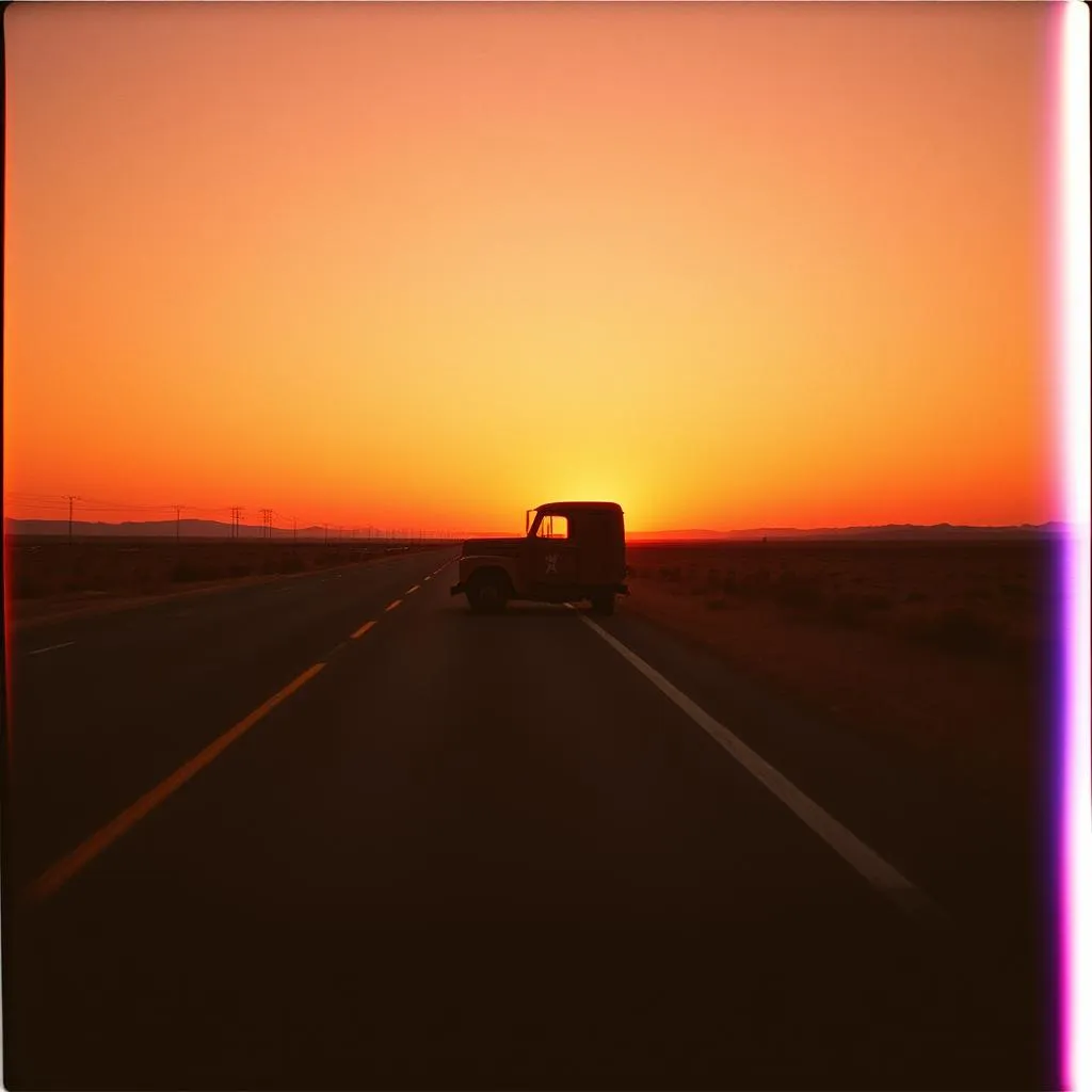 Lonely trucker