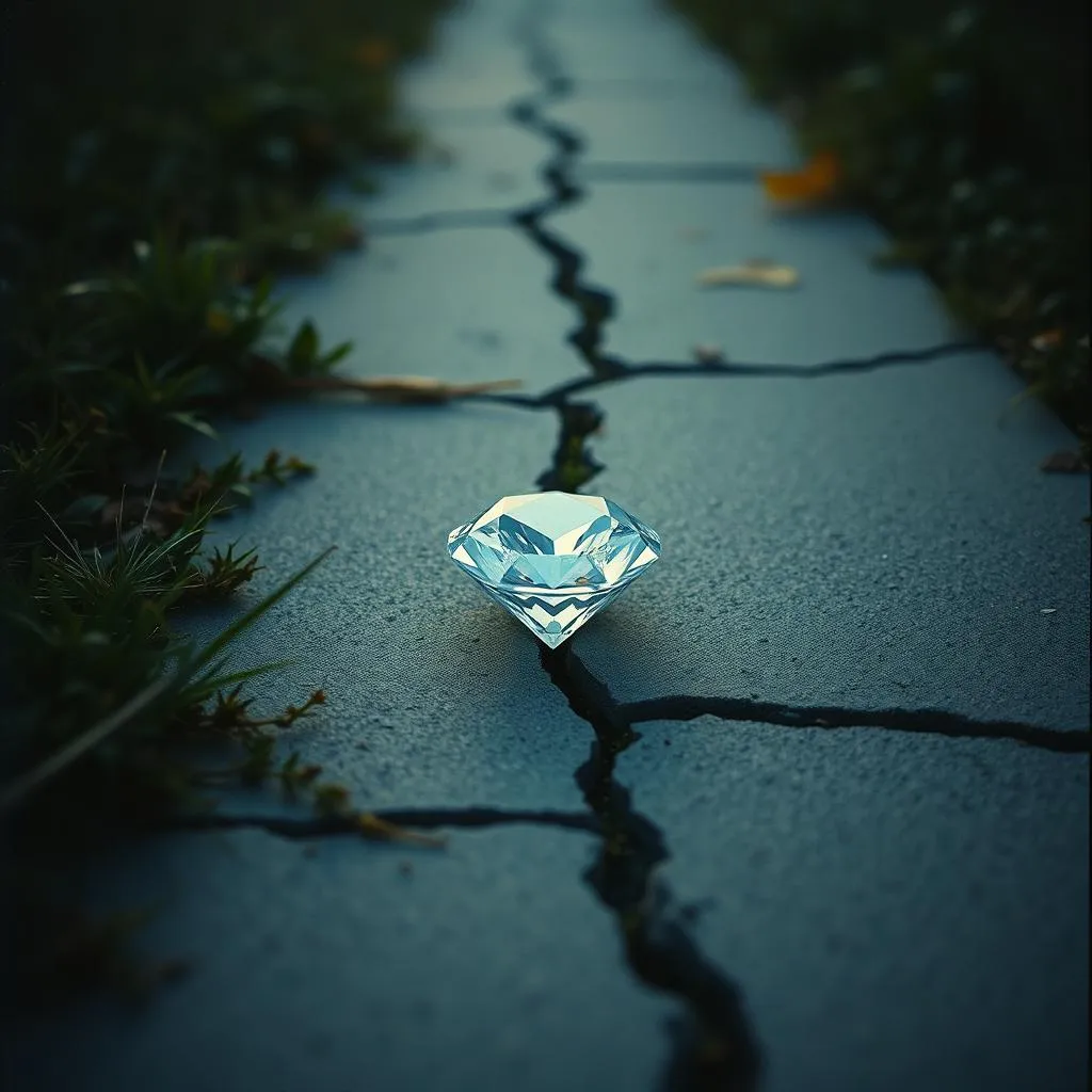 Don't lose that diamond woman looking for rocks #2
