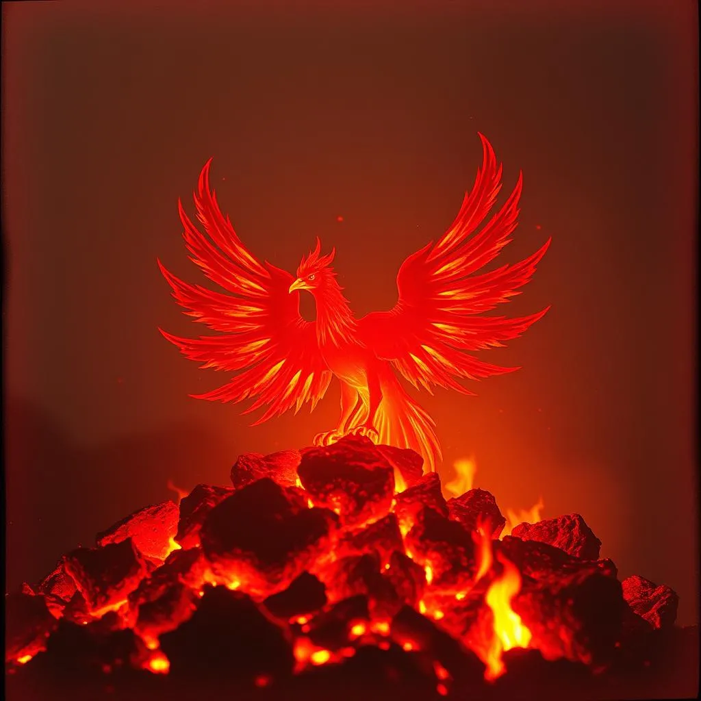 Flammen mit Herz