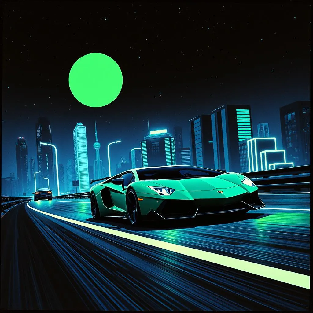Lamborghinis fly