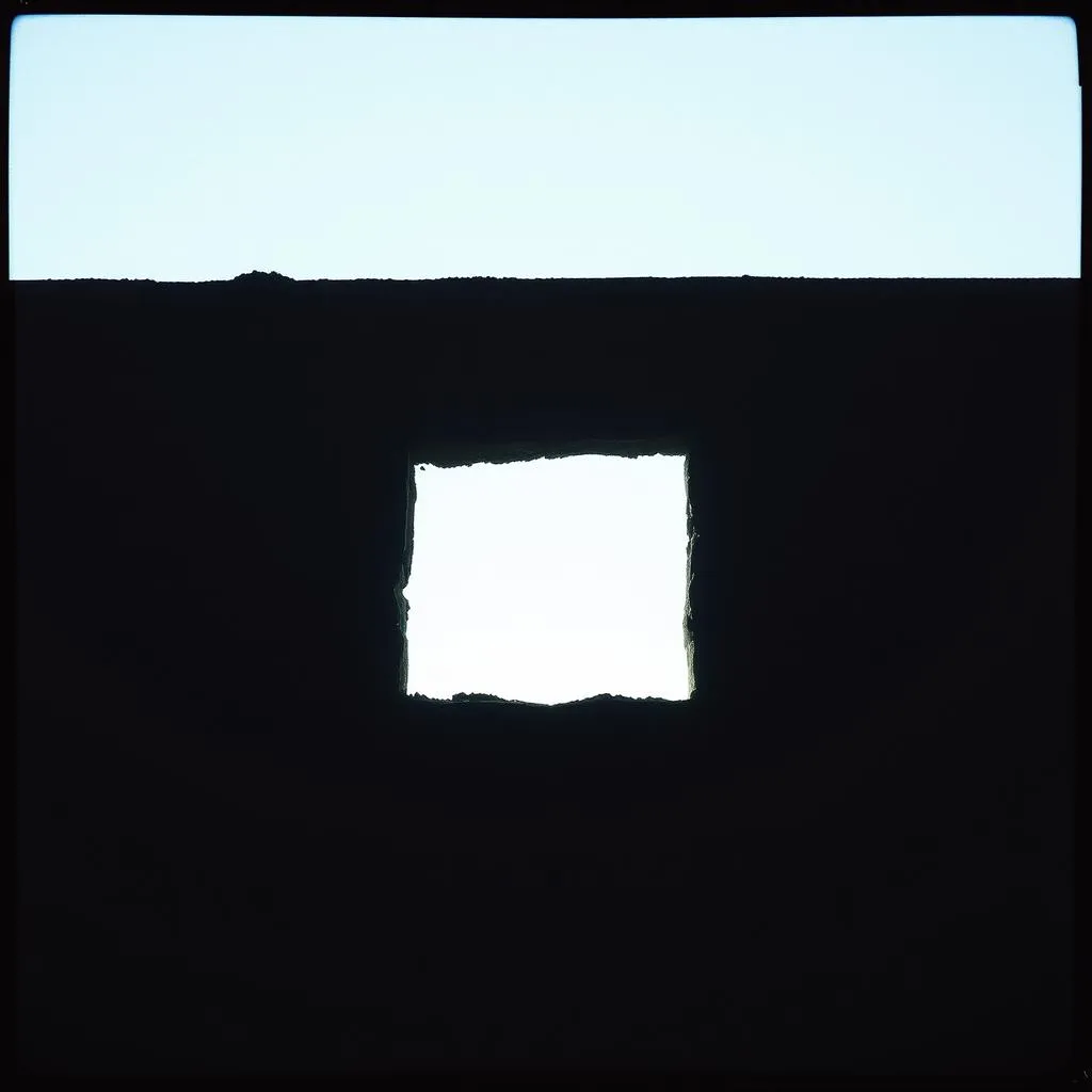 Behind the wall