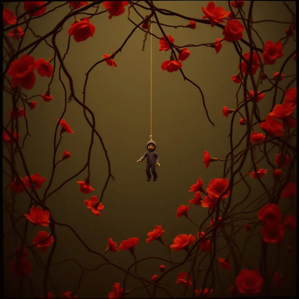Strings in her hands