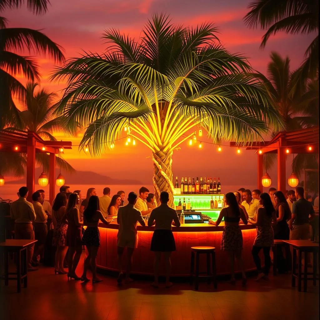 Banyan bar Christmas vibes