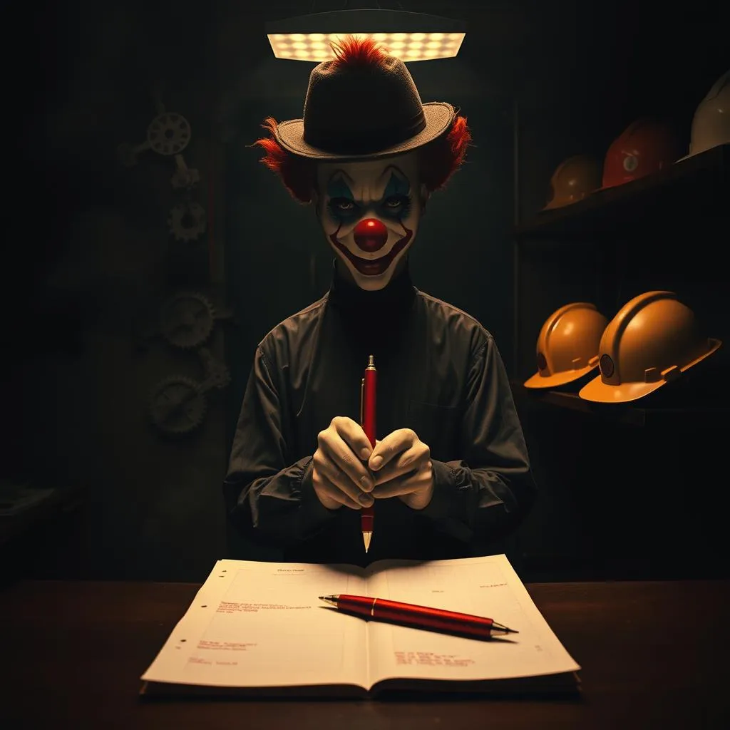 Hey, inspector learn some words wrote in red