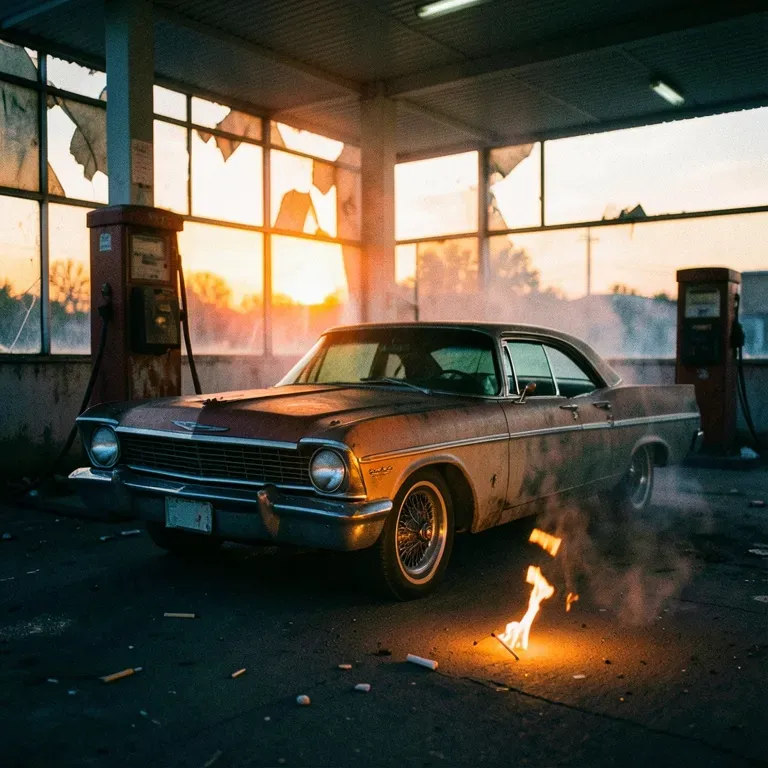 Gasoline and matches
