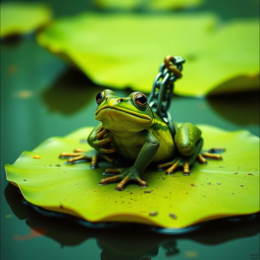 Trapped in the Lily Pad System