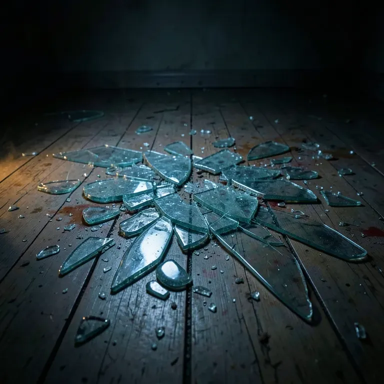 Broken glass