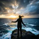The girl who got up