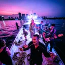 "Neon Tides & Steel Dicks (A Yacht Bash in Miami Bay)"